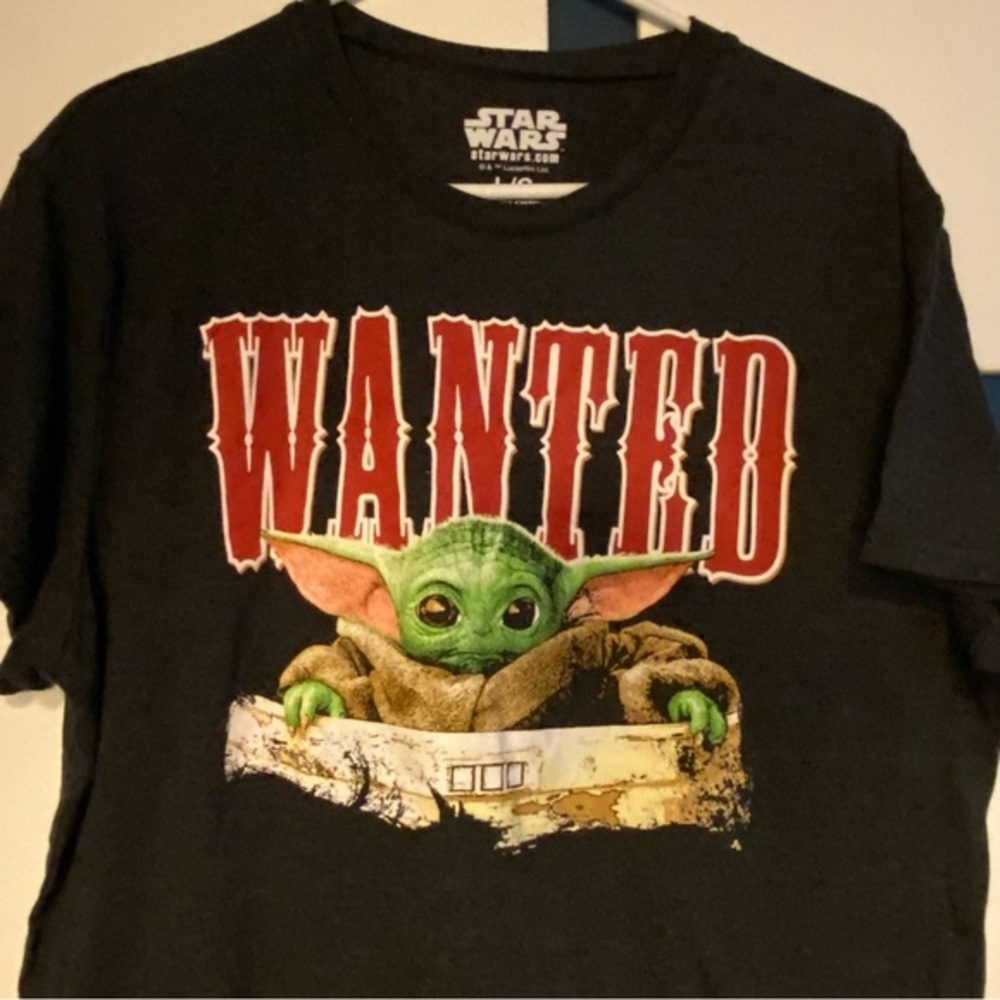 Star Wars T-Shirt Adults Size Large Black Briefly Stated Cotton Blend